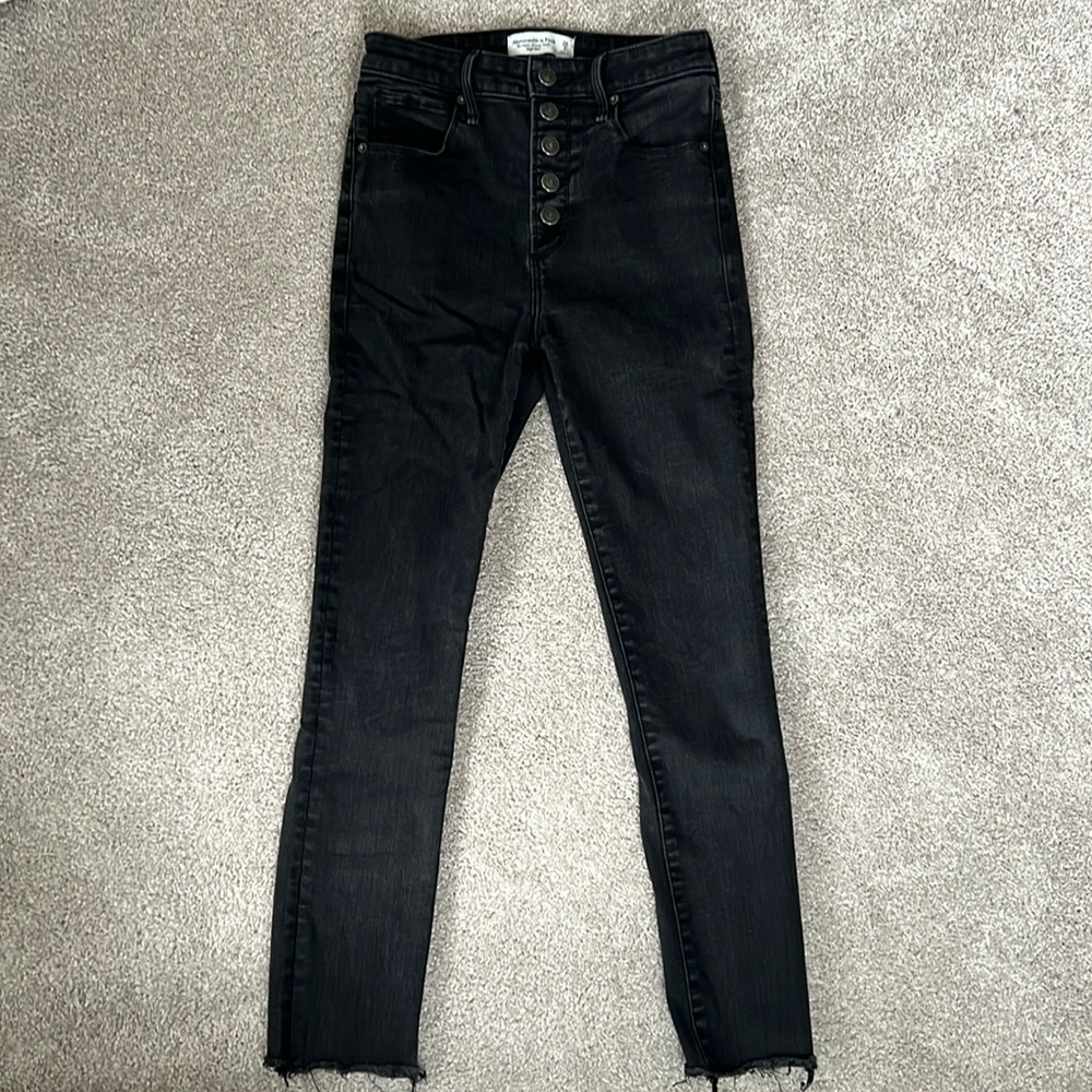Abercrombie, the super skinny ankle high-rise